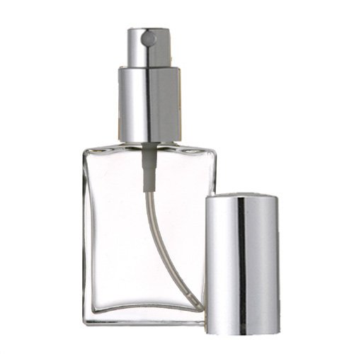 Grand Parfums Üres 1 Oz Parfüm Porlasztó, Lapos Üveg, Ezüst Permetező 30ml Dekantáljuk Illat Üveg (3)