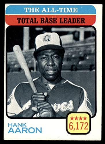 1973 Topps 473 Minden idők Teljes Bázis Vezető Hank Aaron Atlanta Braves (Baseball Kártya) VG Bátrabbak