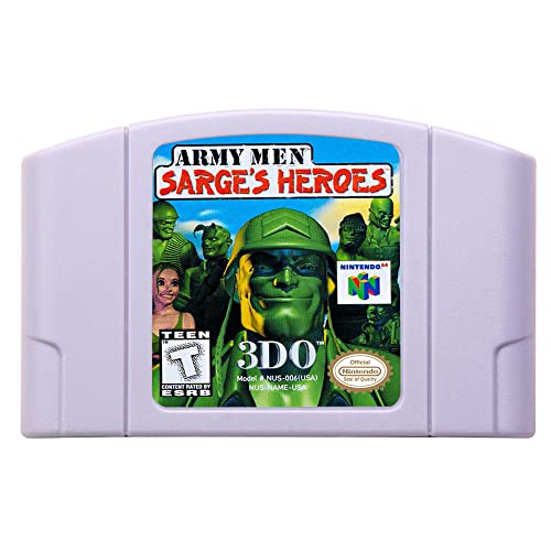 Új N64 Játékok Patron katona - Sarge_s Hősök MINKET NTSC Verzió Az N64 Konzol Játék Kártya