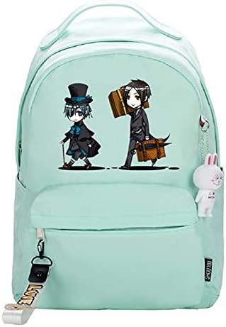 ISaikoy Anime Fekete Butler Hátizsák, Táska Bookbag Daypack Iskola Táska Laptop Válltáska Style13
