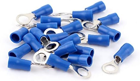 ÚJ LON0167 20 Db 2-5-ÖS Szigetelt Vezeték Csatlakozó Gyűrű Hullám Terminál Kék 16-14AWG(20 Stück 2-5S Isolierter Drahtverbinder