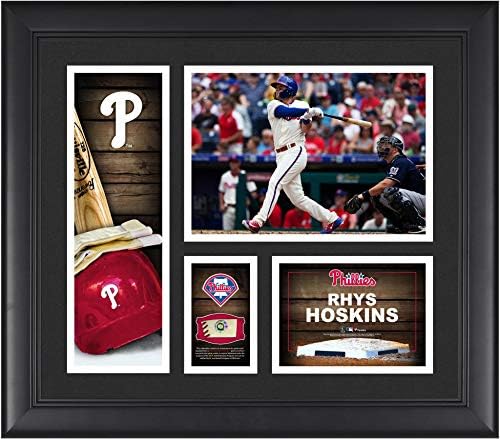 Rhys Hoskins Philadelphia Phillies Keretes 15 x 17 Játékos Kollázs egy Darab Játék-Baseball - MLB Baseball Játék, Használt