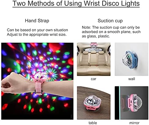 Disco Labdák, Mini Disco gömb Lámpa, Tükör Labdát USB Disco Fény, Akkumulátor diszkógömb Lámpák, világít Karkötő Gyerekek,