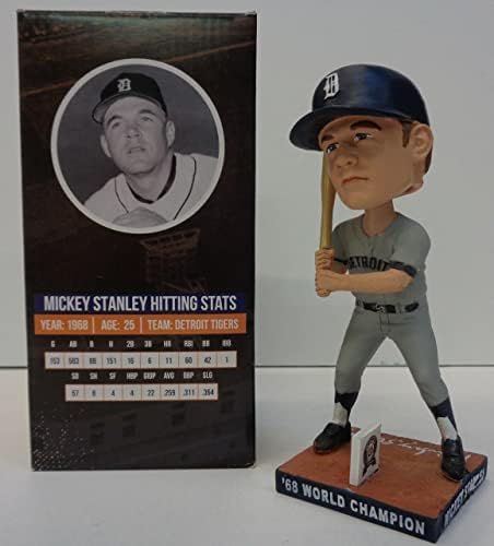 Mickey Stanley Dedikált Detroit Tigers pom-pom - Dedikált MLB Figurák