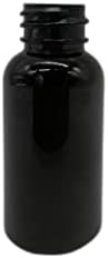 Természetes Gazdaságok 1 oz Fekete Boston BPA MENTES Üveg - 8 Pack Üres utántölthető tartály - Illóolajok tisztítószerek
