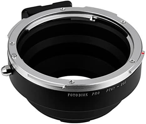Fotodiox Pro Adapter - Kompatibilis Pentax 67/67II Objektív Canon EOS Mount Kamera