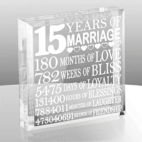 KATE POSH - Tizenöt (15) Év Házasság - A 15 éves Emlék & Papírnehezék