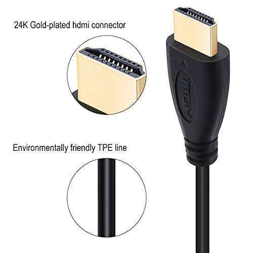 A Mini HDMI-HDMI Kábel Nagy Sebességű HDMI Adaptert a Kamera TV-hez HDMI Monitor Kábel Kompatibilis a Canon Fényképezőgép,