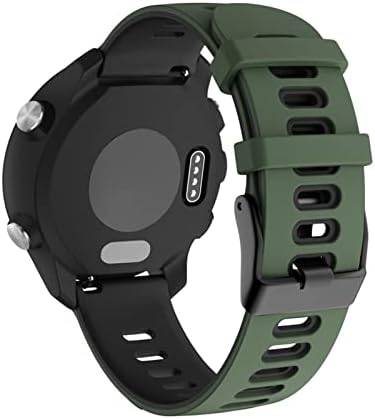 COOVS Szilikon Watchband a Garmin Forerunner 245 245M 645 óraszíj Karszalag a Garmin Vivoactive 3 Watchband (Szín : Zöld