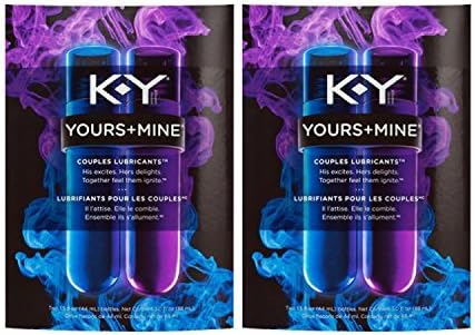 K-Y a Tiéd + az Enyém Párok Személyes Kenőanyagok, 3 Uncia (Csomag 2) a K-Y