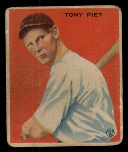 1933 Goudey 228 Tony Piet Pittsburgh Pirates (Baseball Kártya) SZEGÉNY Kalózok