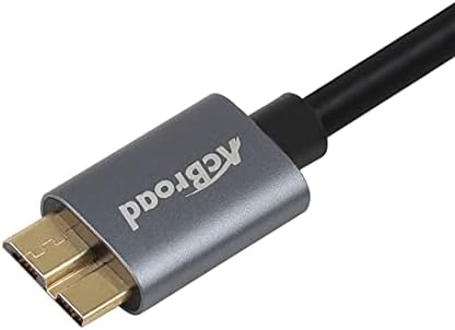 [3-Pack], Rövid Hossz 20CM USB-C-Micro-USB 3.0 Kábel,C Típusú Férfi-Micro USB 3.0 Férfi csatlakozó Kábel,Külső Merevlemez