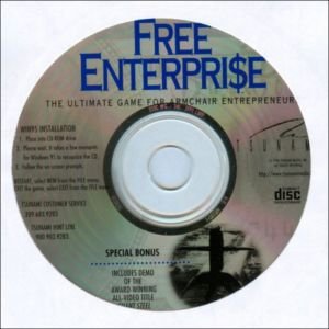 SZABAD VÁLLALKOZÁS (VAGY INGYENES ENTERPRI$E) (CD-ROM PC JÁTÉK) 1996 CUNAMI MEDIA INC.