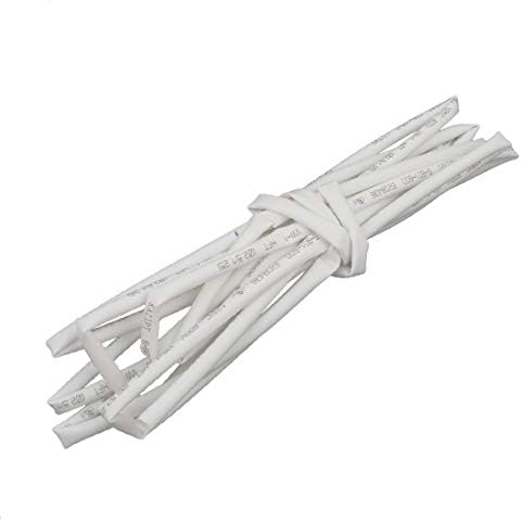 X-mosás ragályos 6.6 Ft Hossza 2,5 mm, Belső Átm Szigetelt Hő Shrink Tube Sleeve Wire Wrap Fehér(6.6 pitét, de longitud 2,5