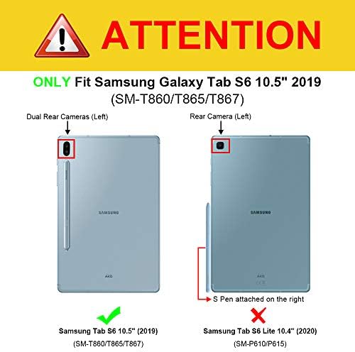 Fintie Szilikon tok Samsung Galaxy Tab S6 10.5 2019 (Modell SM-T860/T865/T867), [S tolltartó] Honey Comb Sorozat Gyerekeknek,