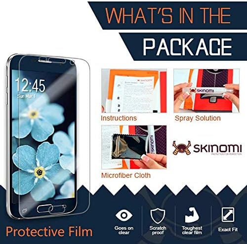 Skinomi Teljes Test Bőr Védő Kompatibilis Apple iPhone SE (2020)(képernyővédő fólia + hátlap) TechSkin Teljes Lefedettség