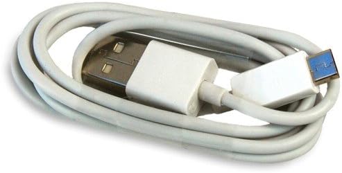 HQRP Fehér USB-hálózati Adapter w/töltőkábel Kurio 4s Érintse meg 7s 10s Vizuális Föld Csatlakoztassa 9 9 Vizuális Föld Prestige