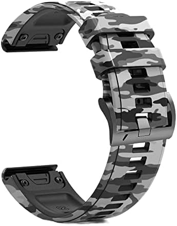 DJDLFA 26 22mm Szilikon gyorskioldó Watchband a Garmin Fenix 7 7X 6X 6 Pro 5X 5 + 3 HR MK2 Easyfit Intelligens Karóra karkötő