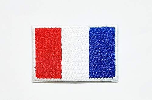 Mini Franciaország francia Zászló Patch Nemzeti Zászló Patch Nemzeti Zászló Javítás Kézműves Hímzett Foltok a Táskák Kabát