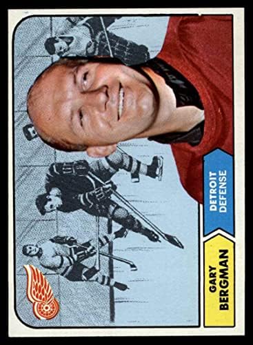1968 Topps 25 Gary Bergman Detroit Red Wings (Hoki-Kártya) EX Vörös Szárnyak