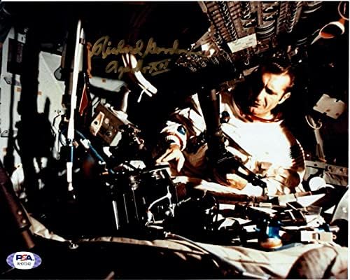 Richard Gordon Aláírt 8x10-es Fénykép Psa Dns Ah07242 Apollo 12 Űrhajós - Dedikált NFL-Fotók