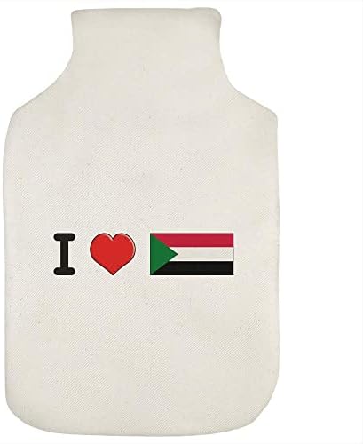 Azeeda 'Szeretem a Szudáni Meleg Víz Üveg Fedelét (HW00026045)