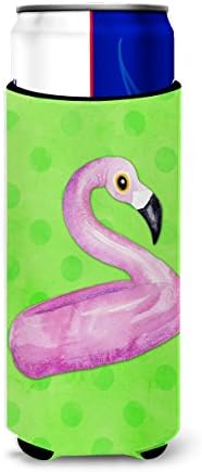 Caroline Kincsek BB8255TBC Flamingo Lebegő Zöld Polkadot Magas Fiú Ölelkezős, Lehet Hűvösebb Ujja Ölelkezős Mosható Gép Italt