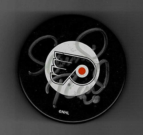 Radovan Somik Aláírt Philadelphia Flyers Puck - Dedikált NHL Korong