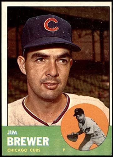 1963 Topps 309 Jim Brewer Chicago Cubs (Baseball Kártya) EX/MT Cubs