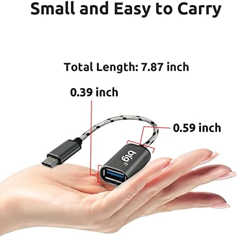 Nagy-E az USB-C-USB 3.0 Női OTG Adapter Kompatibilis A Samsung Galaxy Tab S6 Lite Teljes USB On the Go Fonott Thunderbolt