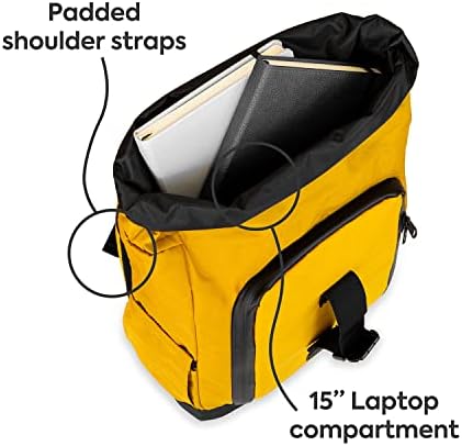 Dingbats* Notebookok Virtuális Bundle - Roll Top 25L Hátizsákban elfér 15 Laptop | Föld Pontozott Kék Ég, a Nagy-Korallzátony