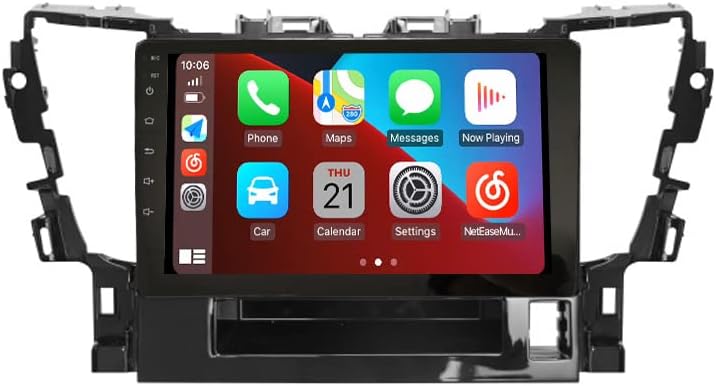 Android 10 Autoradio Autós Navigációs Sztereó Multimédia Lejátszó, GPS, Rádió, 2.5 D érintőképernyő forToyota Alphard(30)