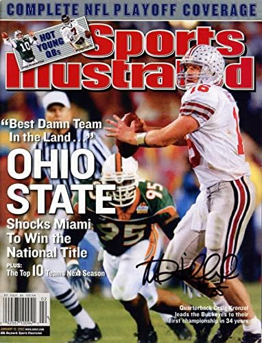 Matt Wilhelm Dedikált 1/13/2003 Sports Illustrated Magazin Beckett 38145 - Dedikált NFL Magazinok
