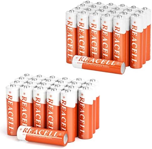 REACELL Napenergia Újratölthető AA, AAA Elem, 24 Pack-AA Újratölthető Akkumulátorok + 24 Pack AAA Újratölthető Akkumulátorok