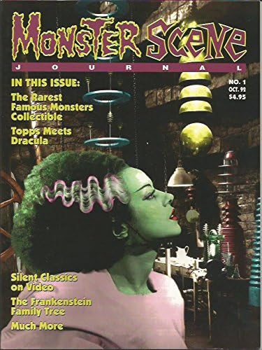 Monsterscene Journal Magazin 1. október 1992 Menyasszony Frankenstien a címlapon