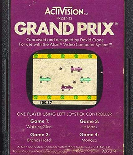 Grand Prix Atari 2600 Videojáték Patron