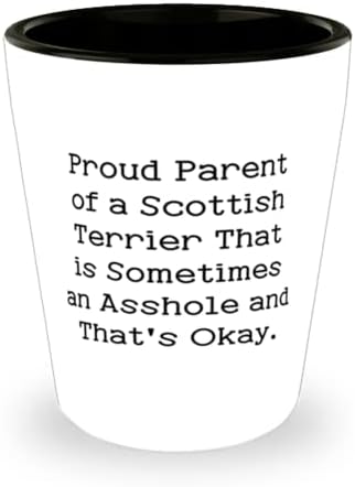 Büszke Szülő egy Skót Terrier, Hogy van. Pohár, Skót Terrier Kutya Kerámia Bögre, Inspirálja Ajándékok Skót Terrier Kutya,