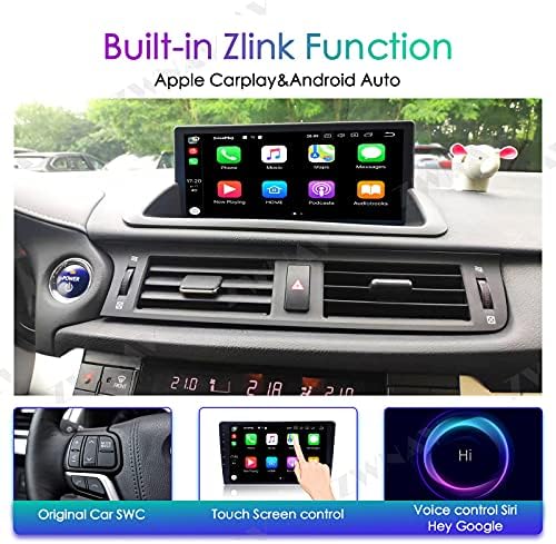 ZWNAV 10.25 Android 10 Autó Sztereó Rádió Lexus CT200 CT200H CT 2012-2018 Érintőképernyős, Vezeték nélküli Carplay GPS Navigációs