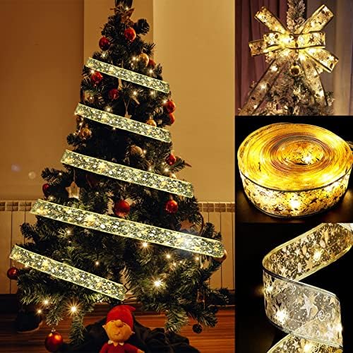 Karácsonyfa Fényei - 13ft 40 Vízálló LED Akkumulátoros String Fények, a karácsonyfa Hálaadás Napja lakodalom Otthoni Dekoráció