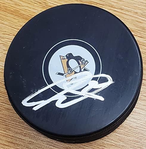Dedikált IAN COLE Pittsburgh Penguins Jégkorong - Dedikált NHL Korong