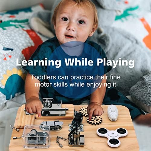 Pithfor Fa Montessori Játékok Elfoglalt Tábla 1 2 3 4 Éves, Baba Kisgyermek Érzékszervi Játékok, a kézügyesség, az Autizmus