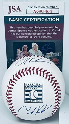 Tim Kurkjian ESPN Ford Frick aláírt HOF Logó Baseball Labda dedikált Ritka SZÖVETSÉG - Dedikált Baseball