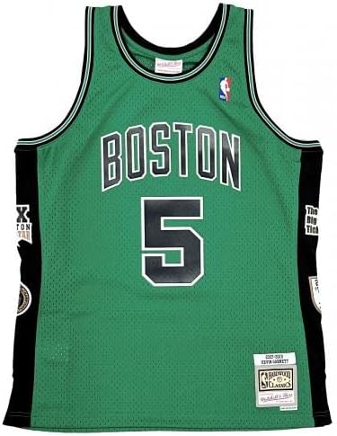 Kevin Garnett Boston Celtics Aláírt Mitchell & Ness-i Klasszikusok Swingman Jersey SZÖVETSÉG - Dedikált NBA Mezek