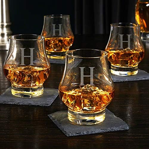 HomeWetBar Vésett Hivatalos Kentucky Bourbon Nyomvonal Szemüveg Készlet 4 (Személyre szabott Termék)