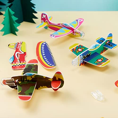 JOYIN 72 Csomag Repülőgép Tömeges Játékok Parti kellékek, Repülőgép, Vitorlázó Fél, Egyedi Táskák a karácsonyi Parti Ajándékot,