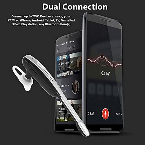 TEK STYZ Fülhallgató Kompatibilis Vivo iQOO Neo 7 a Fül Vezeték nélküli Bluetooth zajszűrő Fülhallgató (Fekete/Ezüst)