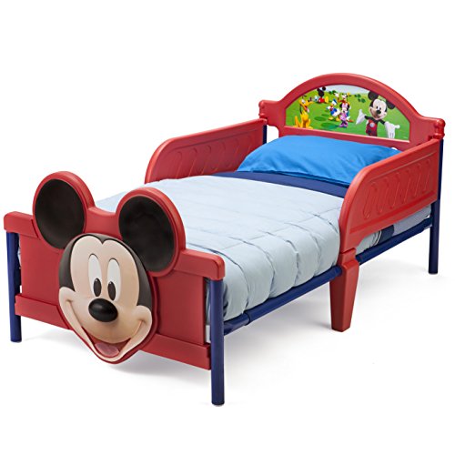 Delta Gyermekek 3D-Lábtartó Kisgyermek Ágy, Disney Mickey Egér
