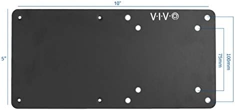 VIVO Acél Kar Konzol tartó Intel NUC, Vissza a Monitor VESA fémlemez Mount Kiterjesztését, Fekete, MOUNT-VESA01