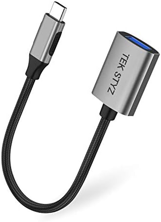 Tek Styz USB-C USB 3.0 Adapter Kompatibilis Az LG 40WP95C-W OTG Típus-C/PD Férfi USB 3.0 Női Converter. (5Gbps)
