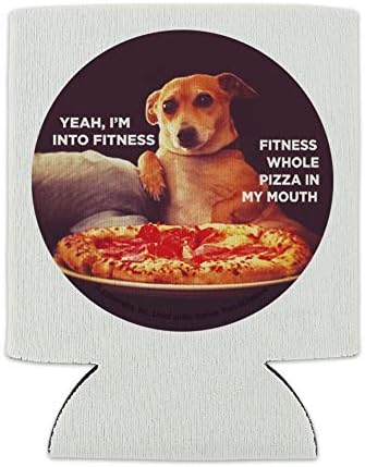 Igen, én is Ebbe a Fitnesz Egész Pizzát a Számba Vicces Humor Hűtő - Ital Ujja Ölelkezős Összecsukható Szigetelő - Ital,